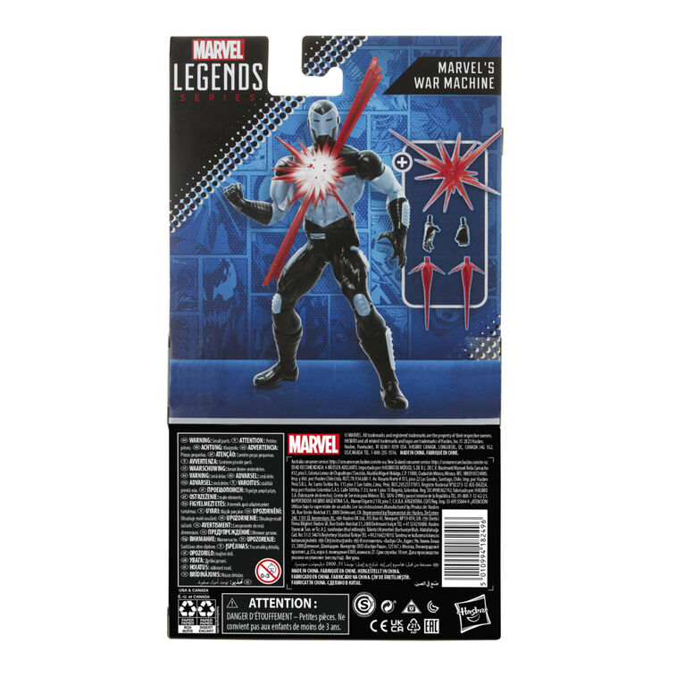 Hasbro Marvel Legends Series, figurine articulée Marvel's War Machine de 15 cm