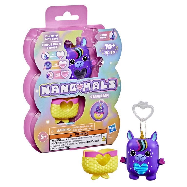 Hasbro Nano-mals Stardream the Unicorn Electronic Fidget Pet