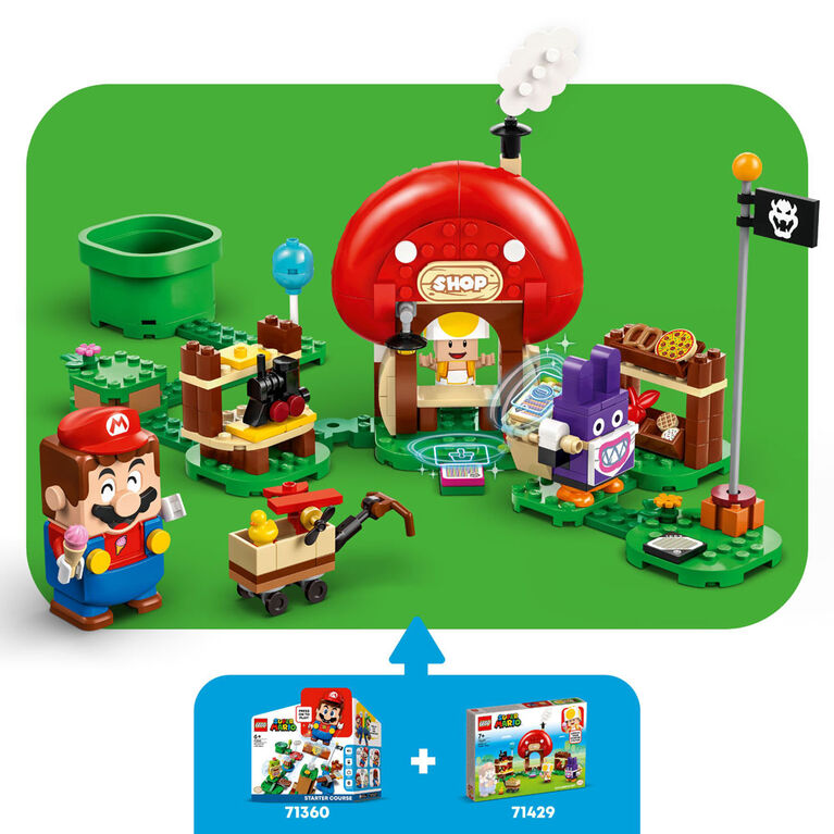 LEGO Super Mario Ensemble d'extension Chipin et la boutique Toad