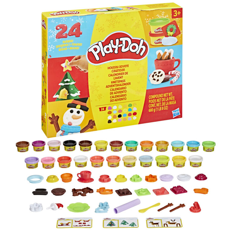 Play-Doh Holiday Advent Calendar, 24 Days of Surprise Toys Play-Doh Holiday Advent Calendar, 24 Days of Surprise Toys