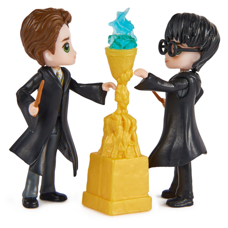 Wizarding World Harry Potter, Magical Minis Triwizard Champions Gift Set with 4 Figures and Goblet of Fire Accessory