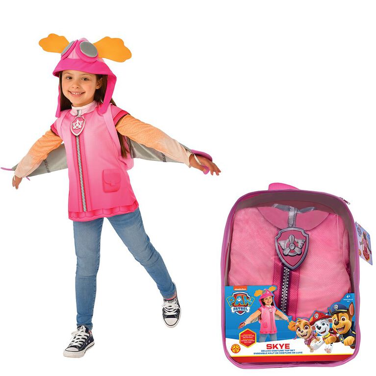 Rubie's - Paw Patrol Skye Backpack Dress-up Set