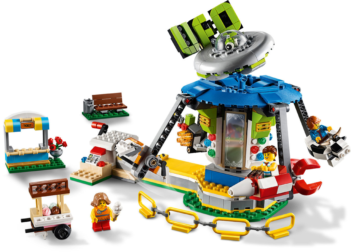 lego creator fairground carousel