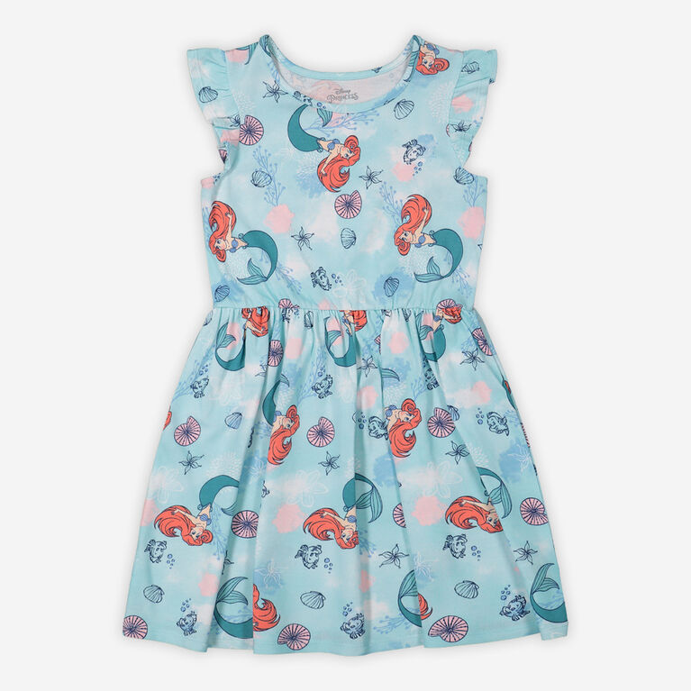 Disney Ariel Dress Blue 5-6