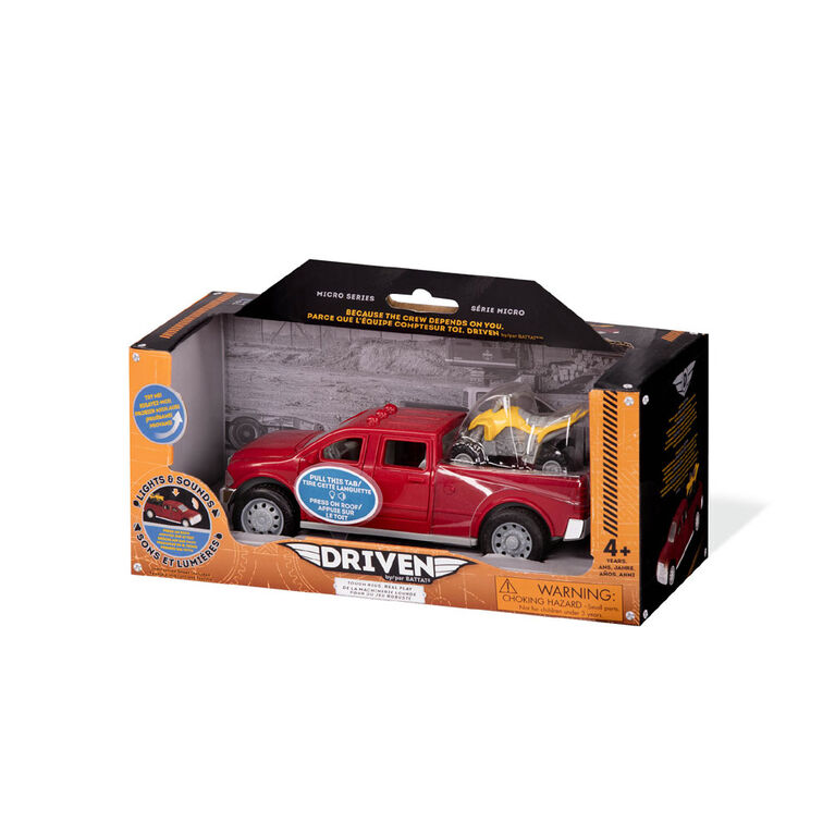 Driven, Toy Pick-Up Truck with Lights and Sounds