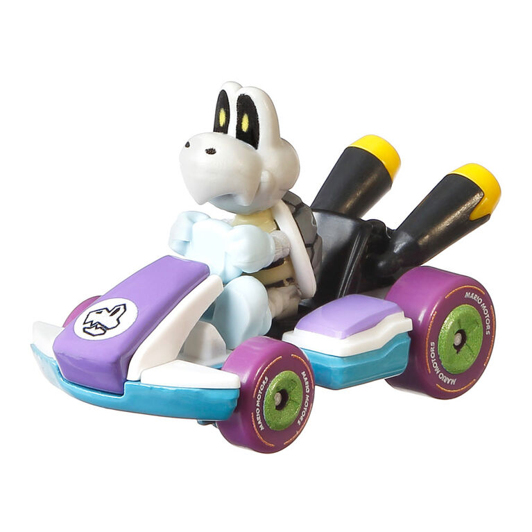 Hot Wheels Mariokart Dry Bones Standard Kart Vehicle