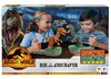 Rock 'Em Sock 'Em Robots Blue vs Atrociraptor Jurassic World Dominion Game