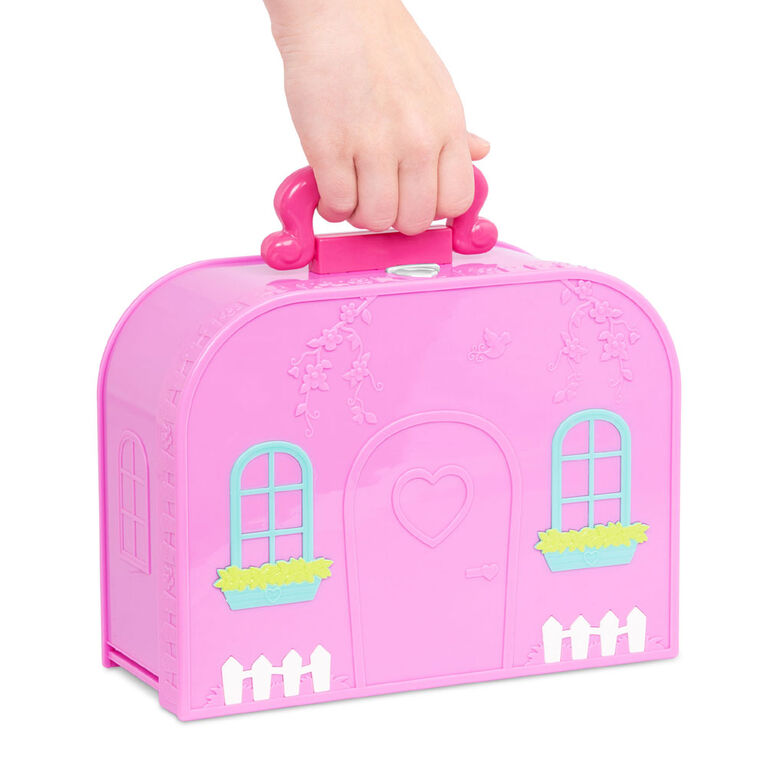 Li'l Woodzeez, Travel Suitcase Bedroom Playset in Carry Case