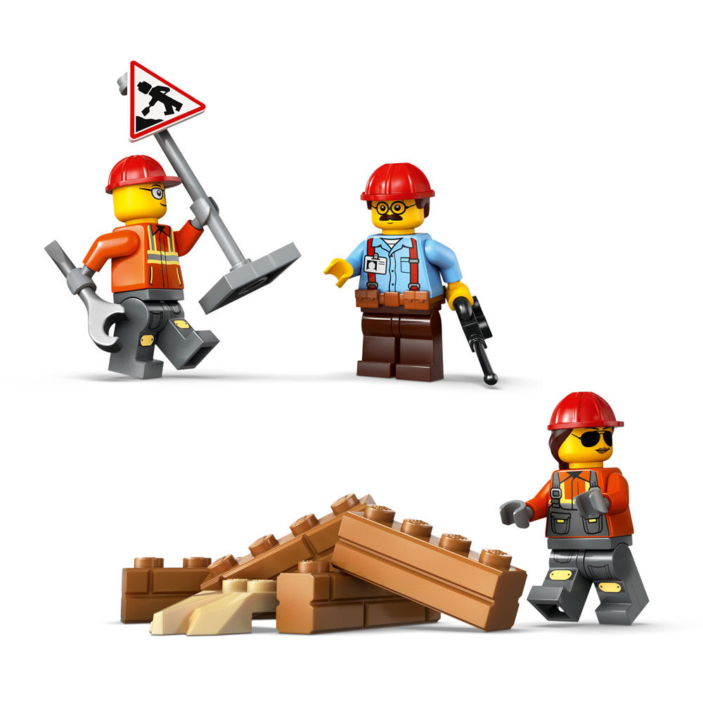 LEGO City Yellow Bulldozer Construction Site Building Toy for Kids, Boys & Girls, 8+ - 60466