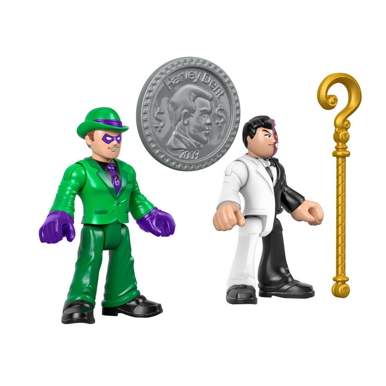 Fisher-Price Imaginext DC Super Friends The Riddler & Two-Face - English Edition