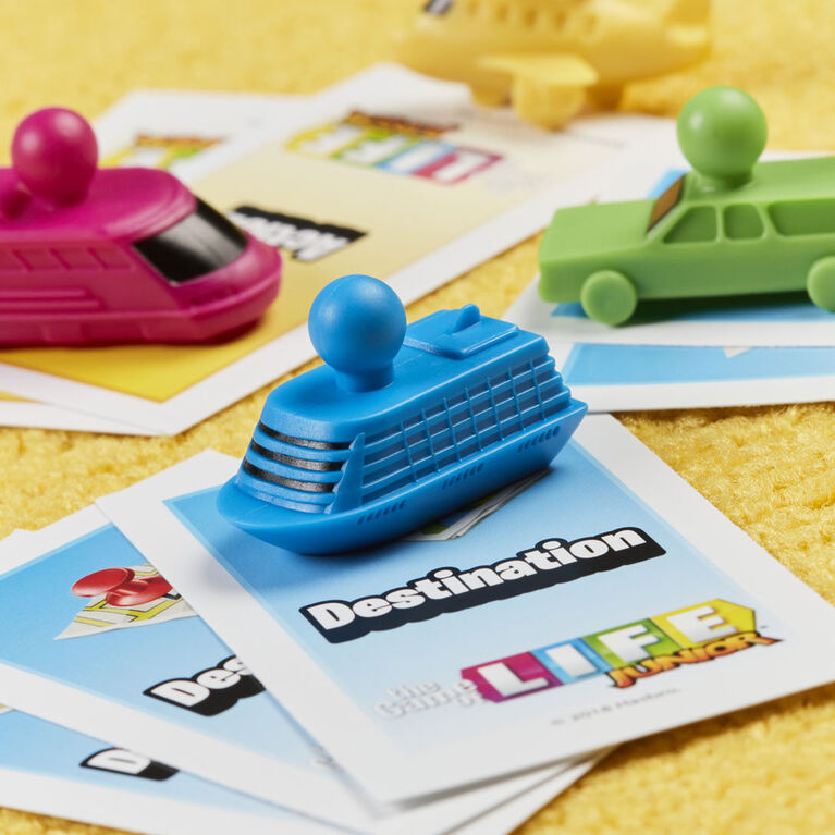 Hasbro Gaming Jeu Destins Le Jeu de la Vie Junior, pour Enfants, à partir  de 5 Ans