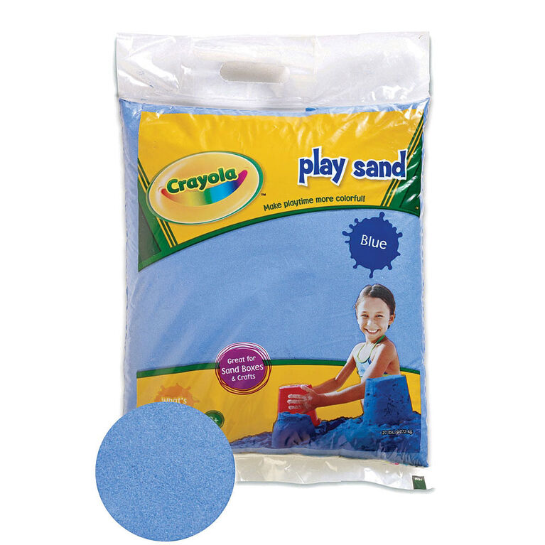 Crayola - Sable pour jouer coloré 9 kg - Bleu