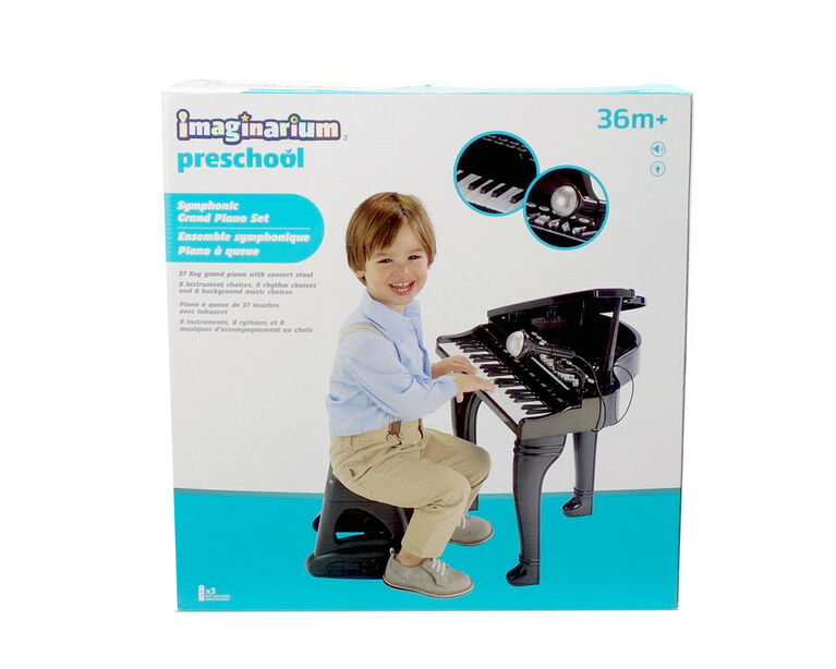 Imaginarium Preschool - Symphonic Grand Piano Set - Black
