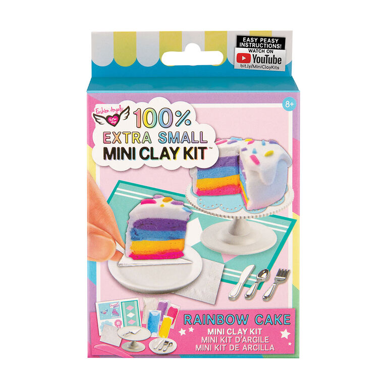 Fashion Angels - 100% Extra Small Rainbow Cake Mini Clay Kit