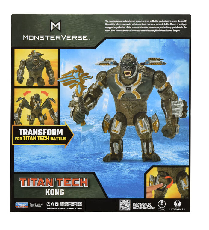 Monsterverse: Figurine Kong Transformable Titan Tech 8"