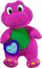 Fisher-Price Barney's World Sensory Barney Plush Toy with Fidget Activity for Toddlers