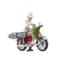 Indiana Jones Worlds of Adventure Helena Shaw with Motorcycle, 2.5 Inch Action Figure & Vehicle Set, Indiana Jones Toys