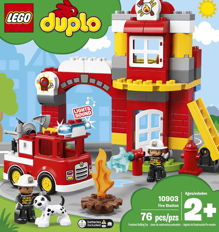 LEGO DUPLO Town La caserne de pompiers 10903 (76 pièces)