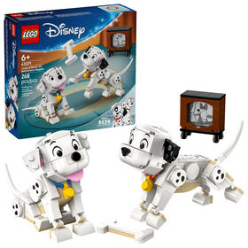 LEGO Disney Lucky et Penny, les Chiots des 101 Dalmatiens, Idée-Cadeau, Jouet de Construction pour Enfants 43271