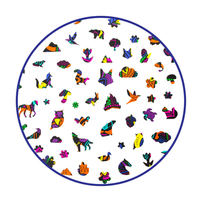 300Pc Hidden Shapes Puzzle Collection