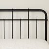 Vito Twin Metal Complete Bed Pure Black