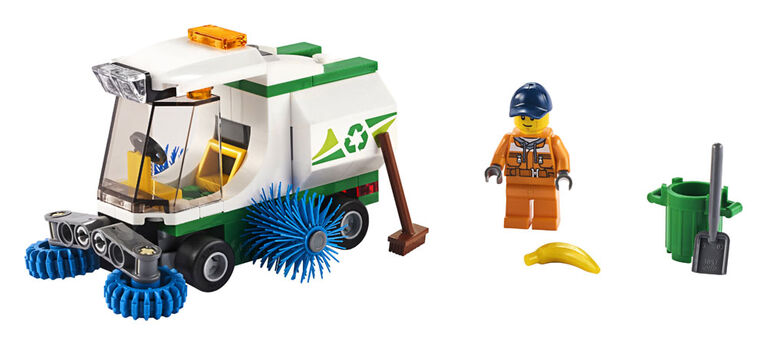 LEGO City Great Vehicles La balayeuse de voirie 60249 (89 pièces)