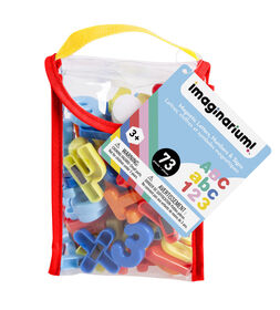 73 pieces Magnetic letters, numbers and signs