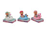 You & Me - 7" Bath Time Baby. (3 Assorted) - All Vinyl Doll With Animal Floater