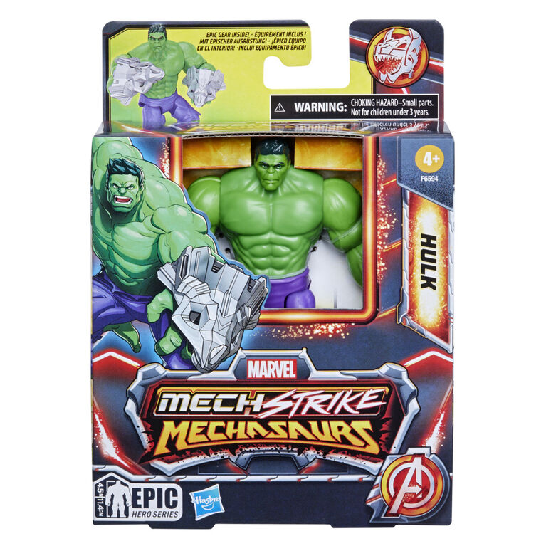 Marvel Mech Strike Mechasaurs 4.5-Inch Hulk