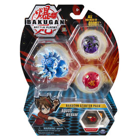 Bakugan Starter Pack 3-Pack, Aquos Webam