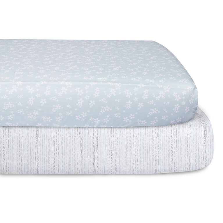 Baby's First by Nemcor 8 Piece Nursery Crib Bedding Set, Butterfly Wishes