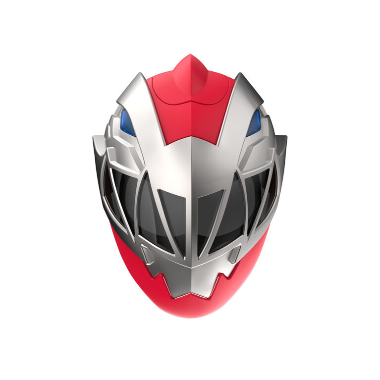 Power Rangers, Dino Fury, Masque électronique Ranger rouge, article de déguisement