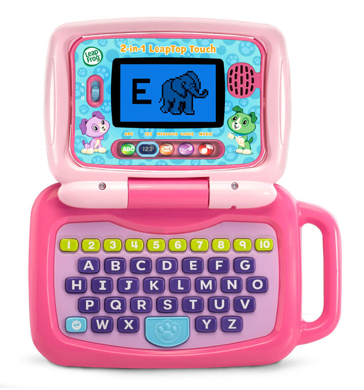 Ordinateur portable et tablette 2 en 1 Genio Little app, ordinateur  éducatif pour enfants de +4 ans, 80 activités qui enseignent les lettres,  l'anglais, les mathématiques, les sciences, couleur rose 