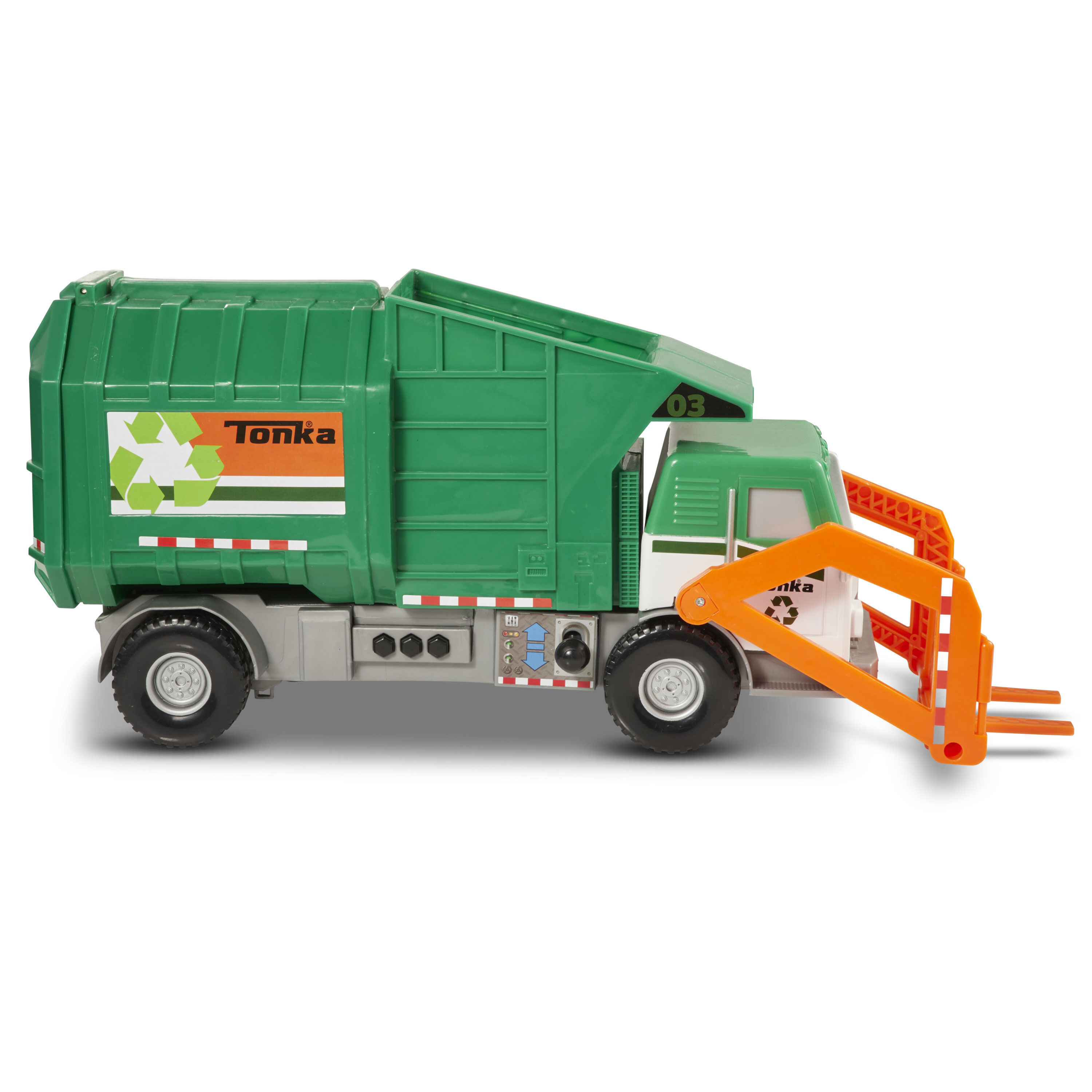 Tonka strong shop arm garbage truck
