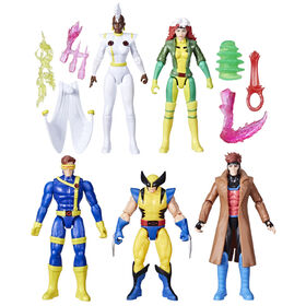 Marvel Studios X-Men '97 Team Up Pack, 4-Inch Action Figures, 5 Figures with Accessories, Super Hero Toys - R Exclusive