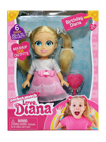 Love, Diana - 6" Birthday Diana Doll - English Edition