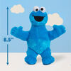 Sesame Street Friends 8-inch Cookie Monster Sustainable Plush Stuffed Animal