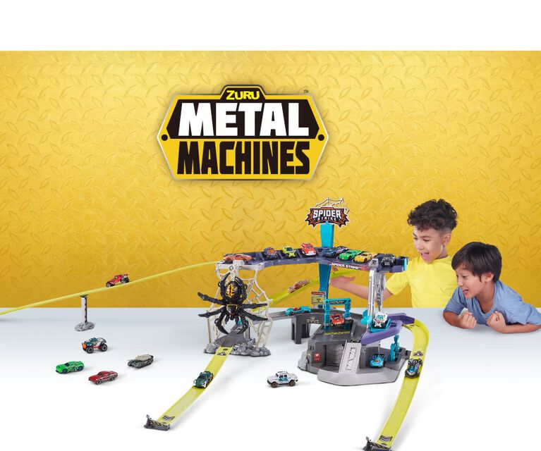 Metal Machines Spider Strike Garage Playset by Zuru