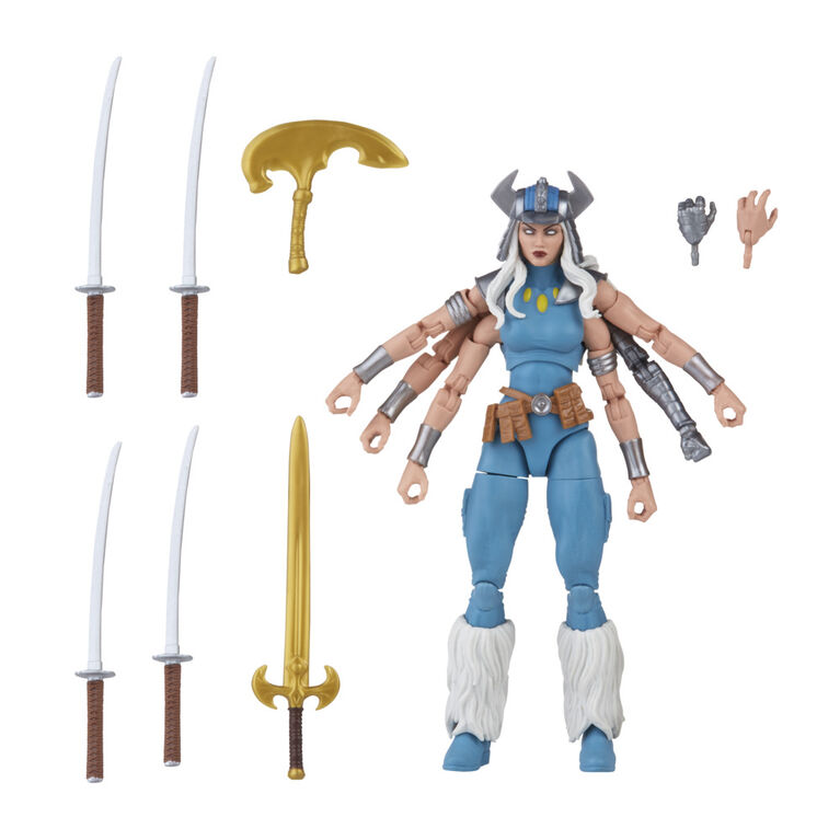 Marvel Legends Series X-Men Classic Marvel's Spiral 6-inch Action Figure Toy, 8 Accessories