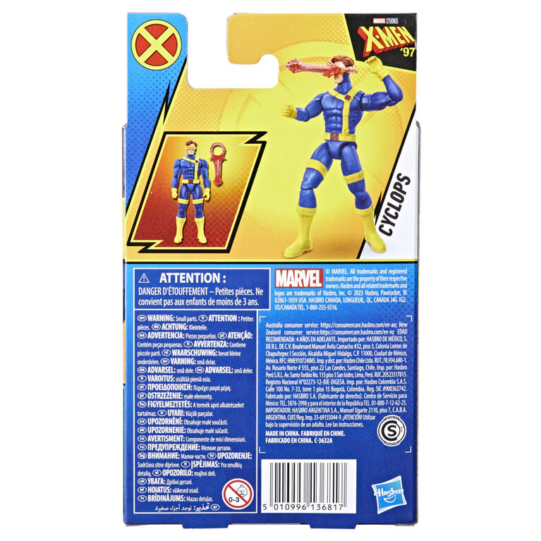 Marvel Studios X-Men Epic Hero Series, figurine articulée Cyclops de 10 cm, jouets de super-héros