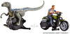 Jurassic World Rip Run Dinos Owen & Motorcycle