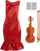 ​Barbie Fashion Pack, Career Violinist Doll Clothes for Barbie with 1 Dress, Violin & Bow