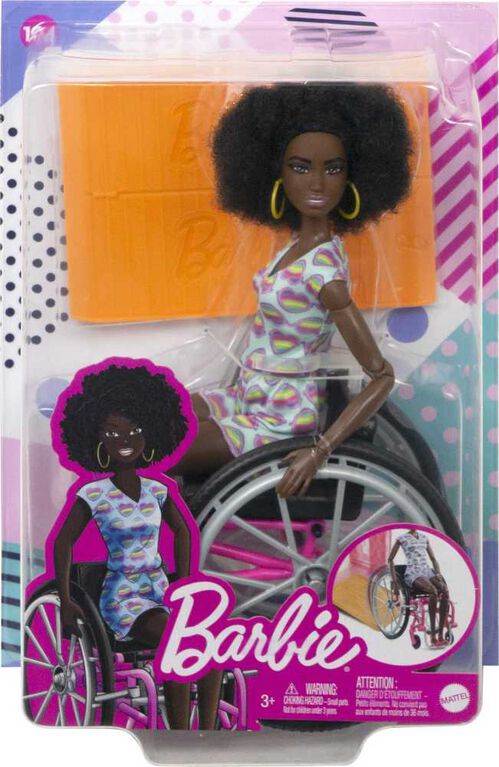 Barbie Barbie Fashionistas-Poupée avec fauteuil roulant et rampe