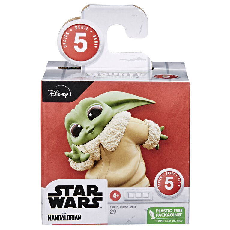 Star Wars The Bounty Collection Series 5, 2.25-Inch-Scale Grogu Figure, Peek-A-Boo Pose