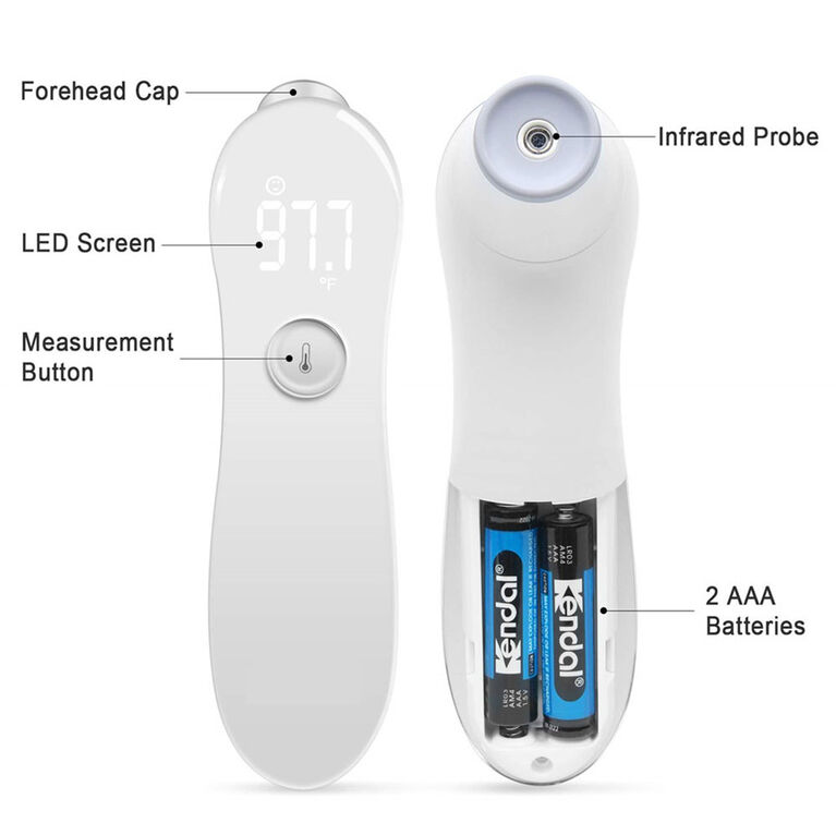 wellworks Infrared Forehead & Ear Thermometer