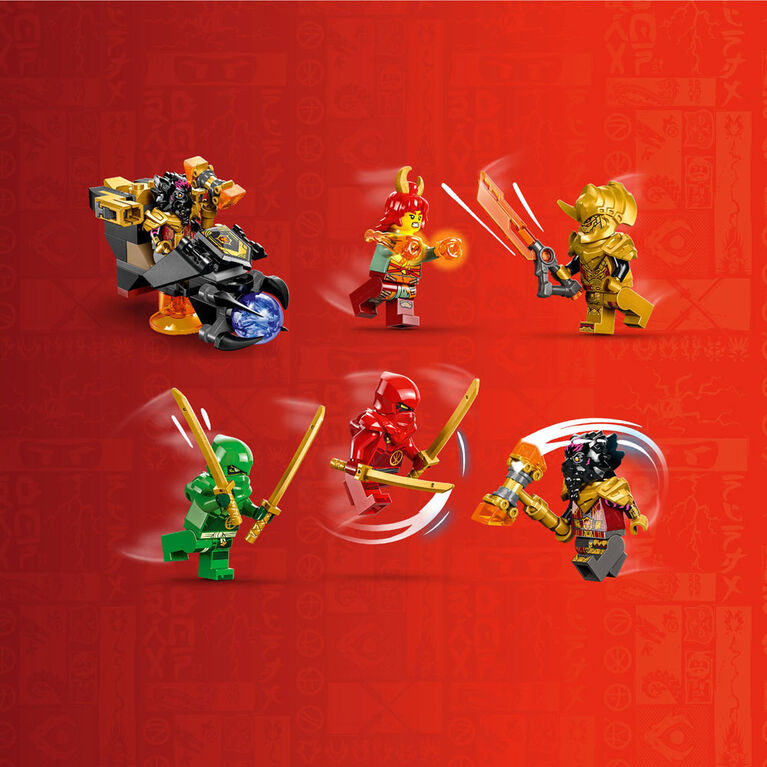 LEGO NINJAGO Le dragon de lave transformable 71793 Ensemble de jeu de construction (479 pièces)