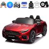 KIDSVIP Mercedes Benz 24V SL63 Voiture 4X4 sous licence pour enfants avec RC - Rouge