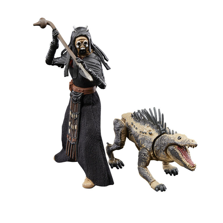 Star Wars The Vintage Collection Tusken Warrior and Massiff, Star Wars: The Book of Boba Fett 3.75 Inch Action Figures 2-Pack - R Exclusive