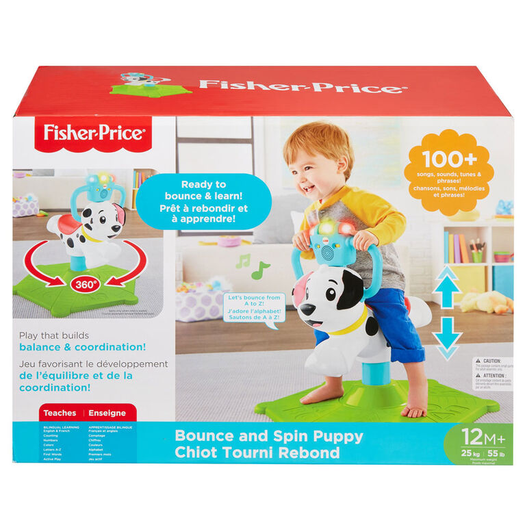 FISHER-PRICE - Zèbre Tourni-Rebond - 12 mois et +