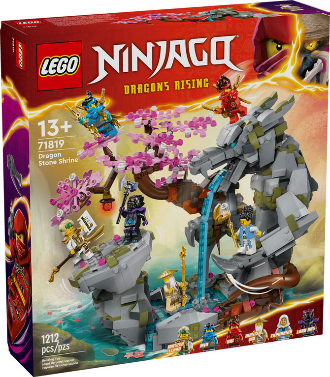 Ensemble de jouet LEGO NINJAGO Le sanctuaire du dragon de pierre 71819